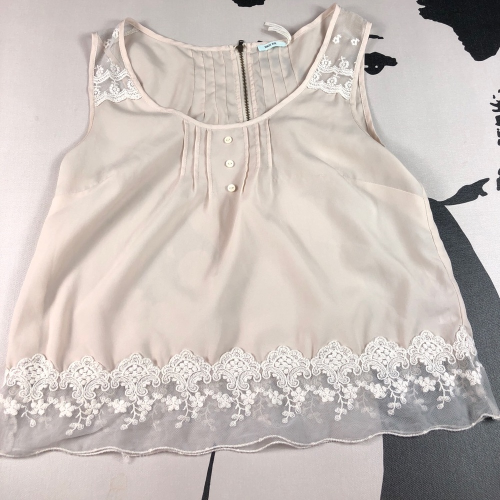 Kimchi Blue Urban Outfitters Beige Tank Boho